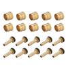 10 Set Bike Brake Olive and Connecting Insert, Bike Hydraulic Disc Brake Hose Olive Connector Insert for Replacement Part