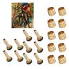 10 Set Bike Brake Olive and Connecting Insert, Bike Hydraulic Disc Brake Hose Olive Connector Insert for Replacement Part view 4