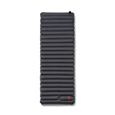 Inflatable Sleeping Pad for Camping Built-in Foot Pump 3.5 Inch Thickness Waterproof Camping Air Mattress Compact Lightweight Camping Sleeping Mat for Backpacking Traveling Hiking, Single,Gray