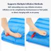 Inflatable Sleeping Pad for Camping Built-in Foot Pump 3.5 Inch Thickness Waterproof Camping Air Mattress Compact Lightweight Camping Sleeping Mat for Backpacking Traveling Hiking, Single,Gray view 4