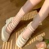 Benefeet Sox Loose Sheer Lace Ankle Socks White Black Dress Tulle Socks Sexy See Through Embroidery Little Daisy Mesh Sock for Women Transparent Pretty Sock, 4 Pairs view 3