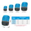 PATIKIL 30-40L Waterproof Backpack Rain Cover, Non-Slip Ultralight Backpack Cover with Reflective Strip for Hiking Camping Traveling Cycling, M, Grey Blue view 2