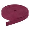DMiotech 50 Yard x 1 Inch Width Nylon Webbing Strap Poly Flat Webbing Strapping for DIY Craft Backpack Strapping, Sewing, Outdoor Gear Repair, Burgundy view 1