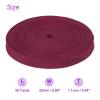 DMiotech 50 Yard x 1 Inch Width Nylon Webbing Strap Poly Flat Webbing Strapping for DIY Craft Backpack Strapping, Sewing, Outdoor Gear Repair, Burgundy view 3