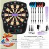 Sydora Electronic Dartboard Set with Colorful LED Displays, Soft Tip Cricket Dart Board AC & Batteries - Including 6 Darts, 130 Tips,6 Integrated Dart Tail, 2.5m Extended Power Adapter view 2