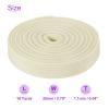 DMiotech 10 Yard x 3/4 inch Width Nylon Webbing Strap Poly Flat Webbing Strapping for DIY Craft Backpack Strapping, Sewing, Outdoor Gear Repair, Beige view 3