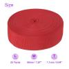 DMiotech 25 Yard x 2 Inch Width Nylon Webbing Strap Poly Flat Webbing Strapping for DIY Craft Backpack Strapping, Sewing, Outdoor Gear Repair, Red view 3