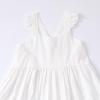 ALINTU Baby Girls Dress Sleeveless Princess Beach Ruffle Sundress, White 18-24 Months view 3