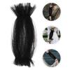 WOFASHPURET 1 Pair Removable Puff Sleeves for Wedding Dress Tulle Detachable Sleeves Add On Wedding Gift Bridal Accessories Black, 37.00X16.00X16.00CM view 4