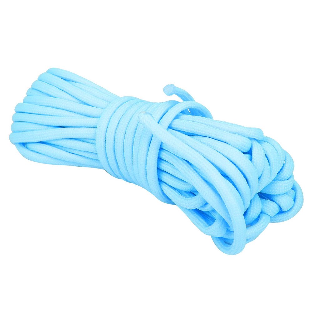 10M 9 Stand Cores Camping Rope Parachute Lanyard Luminous Paracord for Outdoor Hiking (Blue)