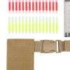 Aymzbd Marking Light,Glow Sticks,Pouch Hanger Emergency,Portable Label,Easy to Use Marker,with Fixed Sleeve,Dispenser, Khaki view 4