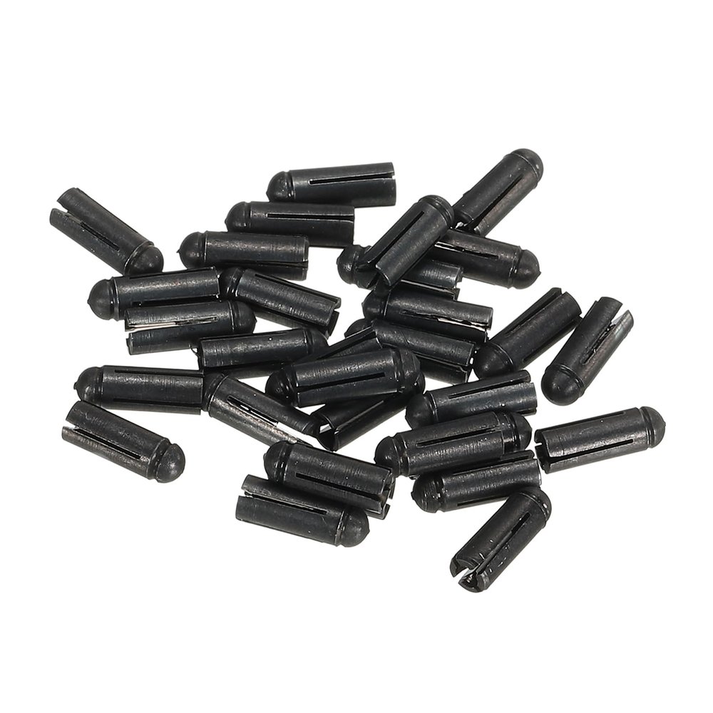 M METERXITY 15 Pack Dart Flight Protectors - Aluminum Dart Accessories Wing Saver Apply to Steel & Plastic Flights (Black)