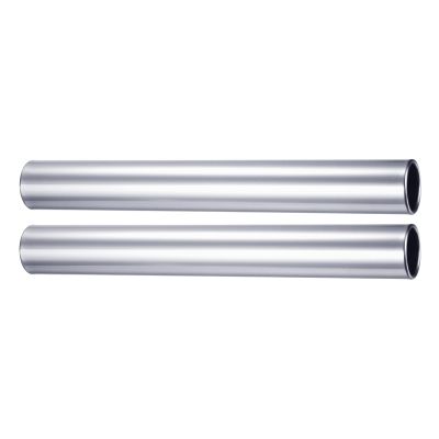 M METERXITY 2 Pack Relay Track Baton - Aluminum Alloy Tube Outdoor Running Contest Sticks Apply to Athletic/Sport/Games Tool (Silver)