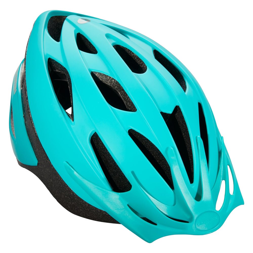 Schwinn Thrasher Helmet for Kids, Teal, Size 55-58 cm for Kids 8-14, Lightweight Microshell, Adjustable Dial and Straps, Interior Padding, 20 Air Vents, Removable Visor, Helmet for Boys and Girls