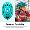 Schwinn Thrasher Helmet for Kids, Teal, Size 55-58 cm for Kids 8-14, Lightweight Microshell, Adjustable Dial and Straps, Interior Padding, 20 Air Vents, Removable Visor, Helmet for Boys and Girls view 4