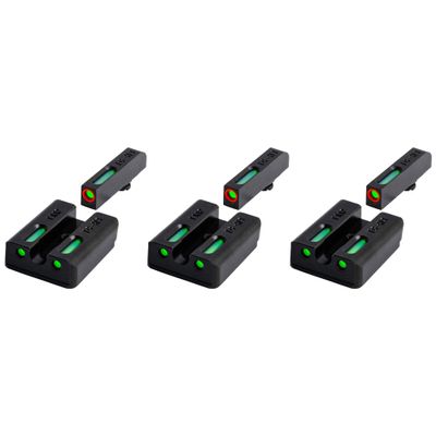 TruGlo Pro TFK Fiber Optic and Tritium Glock Pistol Laser Sight Accessories with Front Focus Lock, Fortress Finish Protection for Taurus (3 Pack)