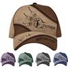 Father Cap - Best Dad Ever Personalized Hat for Father's Day, Birthday Gift for Dad, Grandpa, Papa - Custom Nickname and Kid's Names view 1