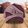 Father Cap - Best Dad Ever Personalized Hat for Father's Day, Birthday Gift for Dad, Grandpa, Papa - Custom Nickname and Kid's Names view 3