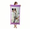 Le'qu bay Personalised Beach Towel with Picture, Text. Custom Personalized Beach Towels for Adults, Quick Drying Beach Towel, Gift for Lovers, Beach Essentials, Large Beach Towel. (2 Photo_1) view 1