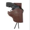 Barsony Brown Leather Belt Loop Western Style Hip Holster for COLT King Cobra Carry Right view 1