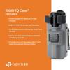 Eleven 10 Rigid TQ Case for C-A-T Tourniquet | Black Holster Attachment for Safari Holsters (High Gloss Black, Non-RDS Mount) view 3