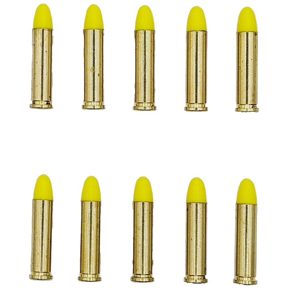 32 S&W Long Snap caps - Training Rounds - Set of 10 (Yellow & Brass)