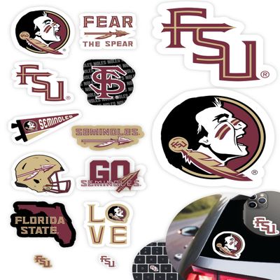 FSU Stickers for Gift, Car, Water Bottle, Laptop, and Phone for Seminole Football Fans and University Graduates (Florida State Seminoles)