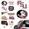 FSU Stickers for Gift, Car, Water Bottle, Laptop, and Phone for Seminole Football Fans and University Graduates (Florida State Seminoles) view 1