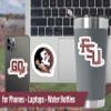 FSU Stickers for Gift, Car, Water Bottle, Laptop, and Phone for Seminole Football Fans and University Graduates (Florida State Seminoles) view 2