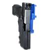 Maxtor Tactical Alloy Competition Holster OWB Fits CZ P-10 C (Blue - Black, Right Handed) Outside The Waistband Carry Gun Holster Kydex American Made OWB Aluminum Belt Attachment view 1