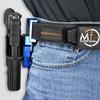 Maxtor Tactical Alloy Competition Holster OWB Fits CZ P-10 C (Blue - Black, Right Handed) Outside The Waistband Carry Gun Holster Kydex American Made OWB Aluminum Belt Attachment view 2