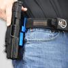 Maxtor Tactical Alloy Competition Holster OWB Fits CZ P-10 C (Blue - Black, Right Handed) Outside The Waistband Carry Gun Holster Kydex American Made OWB Aluminum Belt Attachment view 3