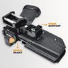 Maxtor Tactical Alloy Competition Holster OWB Fits CZ P-10 C (Blue - Black, Right Handed) Outside The Waistband Carry Gun Holster Kydex American Made OWB Aluminum Belt Attachment view 4