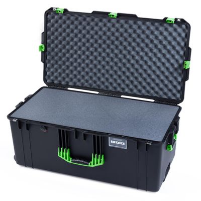 Black Pelican Air 1646 Case with Lime Green Handles & Latches