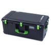 Black Pelican Air 1646 Case with Lime Green Handles & Latches view 2