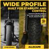 Allscape 26x4.0 Fat Bike Tires  Heavy Duty All-Terrain 26 Inch Tires for Ebikes, MTB & Mountain Bikes, Durable Directional Tread for Snow, Sand & Trail  2 Pack  USA Customer Support view 3