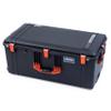 Black Pelican Air 1646 Case with Orange Handles & Latches view 2