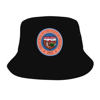 Arizona State Seal Bucket Hat for Women Men Bucket Hats Summer Sun Hats Beach Travel Fishing Golf Cap Black