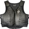 EPT Leather Bull Riding Vest v2.0 - Black Leather EPT Brand - Adult Sizes (Large) view 1