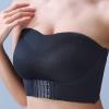 Akklian Women Strapless Bra Push up Bandeau Bra Front Closure Wirefree Tube Top Bralettes High Support Shaping Bras Breathable Black view 4