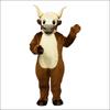 Brown Yak Mascot Costume Adult Size for Men & Women with Built-in Fan Inside the Head view 1