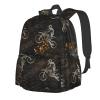 AIMASTZ Motorcycle Casual Daypack Laptop Bag School Bookbag Travel Backpack For Kids Teen Boy Girl view 1