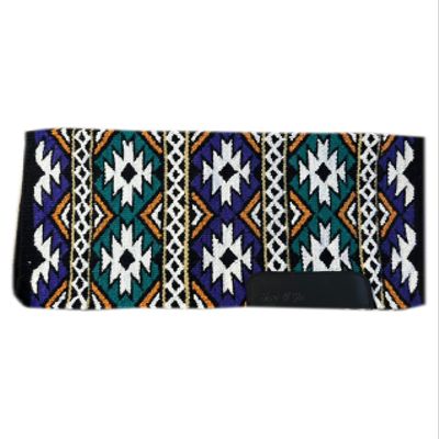 EQUESTRIAN UNIVERSE New Zealand Wool Western Saddle Blanket for Horse Wicking Contoured Back Protection Horse Riding Saddle Pad, Comfort All Purpose Equine Saddle Blanket (42x32 Inch, Purple)