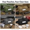 KUBQLIG 2-Pack Ammo Bag Pouches, Writable Label Range & Brass Organizer view 4