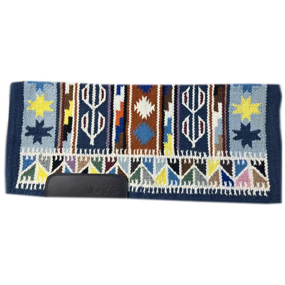 EQUESTRIAN UNIVERSE New Zealand Wool Western Saddle Blanket for Horse Wicking Contoured Back Protection Horse Riding Saddle Pad, Comfort All Purpose Equine Saddle Blanket (42x32 Inch, Grey)