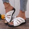 Generic Orthotic Sandals For Women Plantar Fasciitis Women's Orthopedic Arch Support Flip Flops Summer Comfortable Walking Orthotic Sandals Dressy Beach Shoes Walking Slides 2024, 9.5, White view 2