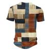2024 Polo Tees for Men 2024 Fashion Summer Casual Short Sleeve Henley Shirts Loose Fit Print Pullover Tops Gym Workout Mens t Shirts Multicolor XL view 3