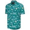 Reyn Spooner Men's Aqua Miami Dolphins Throwback Kekai-Print Button-Up Shirt, 3X-Large view 2