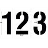 18" Number Stencil Kit | Part#: 10003867 | 10-Piece Kit Includes Numbers 0-9 | Number Height is 18" | Flexible and Durable 1/8" PolyTough Lifetime | Precision Marking | Made in USA view 2