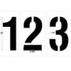 12" Number Stencil Kit | Part#: 10000946 | 10-Piece Kit includes Numbers 0-9 | Number Height is 12" | Flexible and Durable 1/8" PolyTough Lifetime | Precision Marking | Made in USA view 2